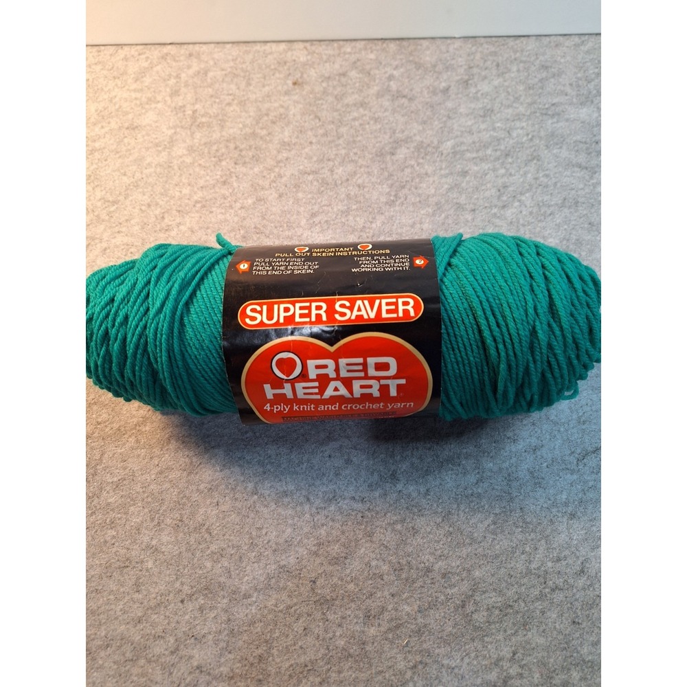 New Red Heart Super Saver 8oz  369 Jade color
